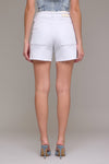 Hidden "Ava" High Rise A-Line Shorts w/ Tie Strap