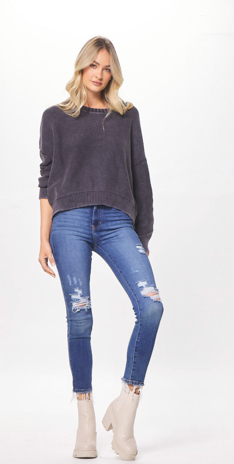 Vintage Havana "NY LA" Sweater