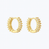 The Milano Baguette Huggie Earrings