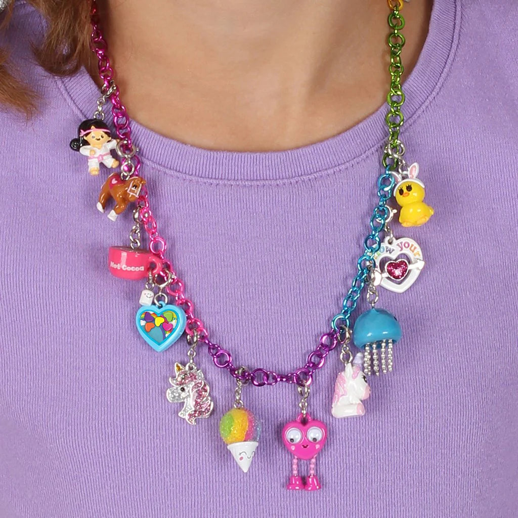 Rainbow Chain Necklace- Girls