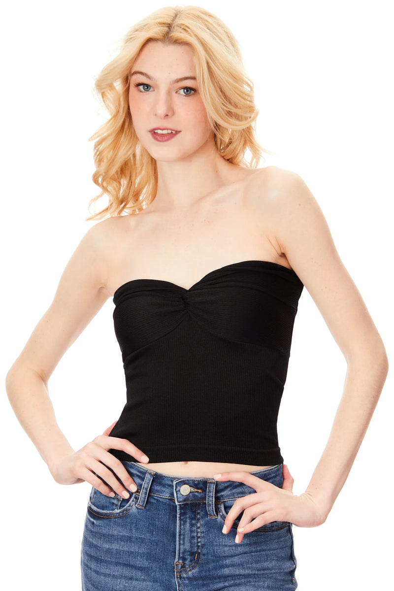 Knotted Front Tube Top