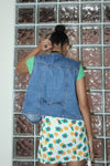 Denim Vest With Pockets