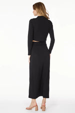 Center Front Shirred Maxi Shirt