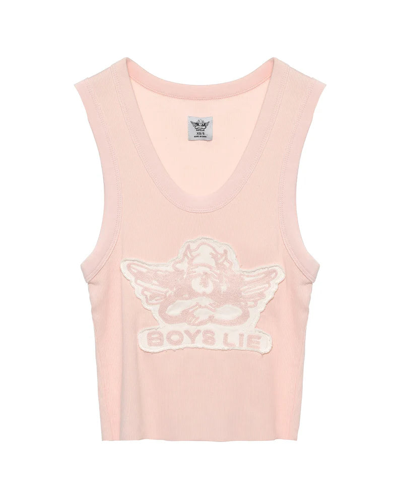 Boys Lie Please Stitch Me Up Randy Tank