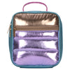 Icy Color Block Puffer Lunch Tote- Girls