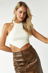Halter Neck Sweater Top