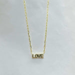 14K Love Necklace