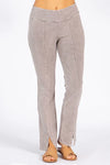 Straight Fit Pants  - Stone