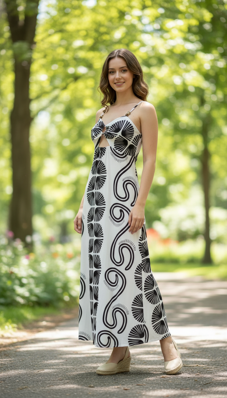 bandana print maxi dress Floral Bandana Print Maxi Dress