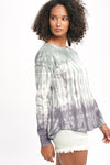 Tie Dye Thermal Flowy Top