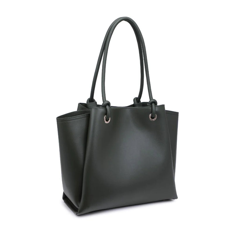 Clay Brielle Smooth Vegan Leather Tote