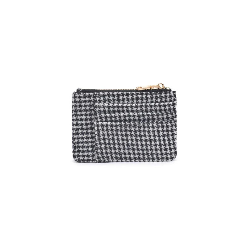Afina Houndstooth Card Holder