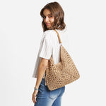 Boho Woven Crochet Shoulder Bag