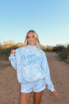 Soft Blue Camo Ellie Shorts
