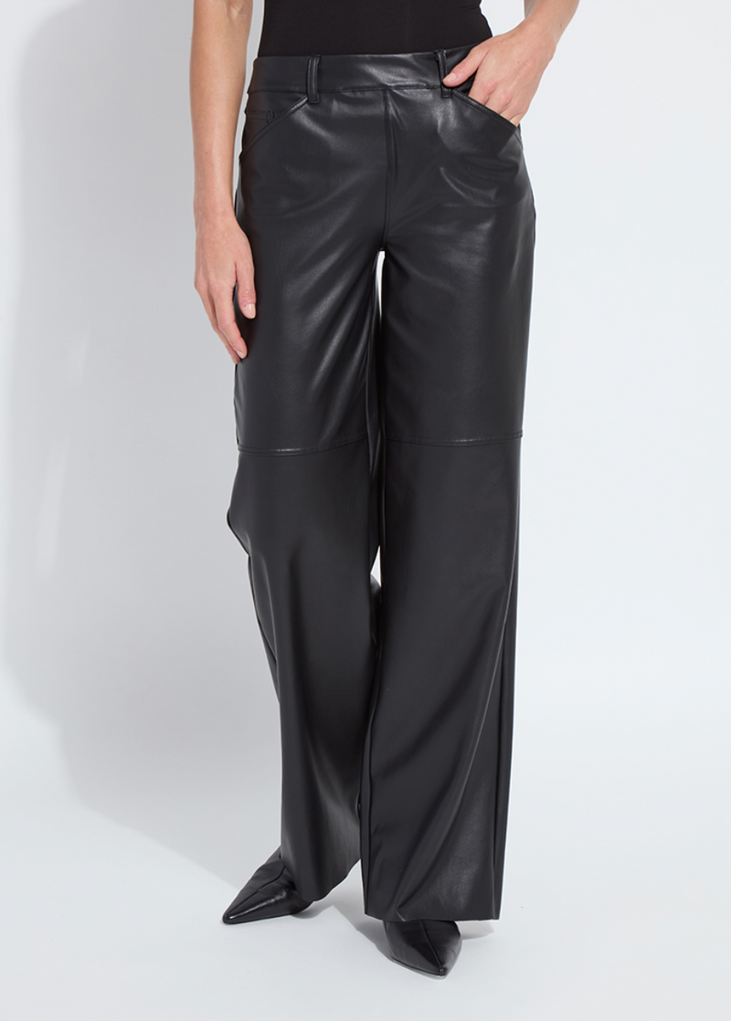 Lysse Azara Wide Leg Vegan Leather Pant