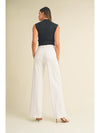 Just Black Palazzo Jeans - White