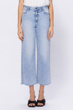 27” Inseam High Waist Cropped Wide Pants