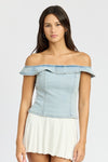 Off The Shoulder Bustier Top