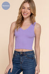 Reversible Seamless Rib Crop Top