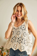 Casual Crochet Tank Top