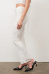 Foldover Lace Flare Pants