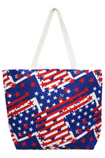 American Flag Tote Bag