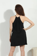 Dropwaist Halter Dress