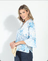 3/4 Bell Sleeve Blouse