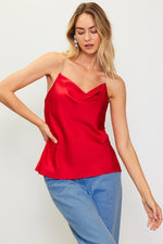 Cowl Neck Tank Top