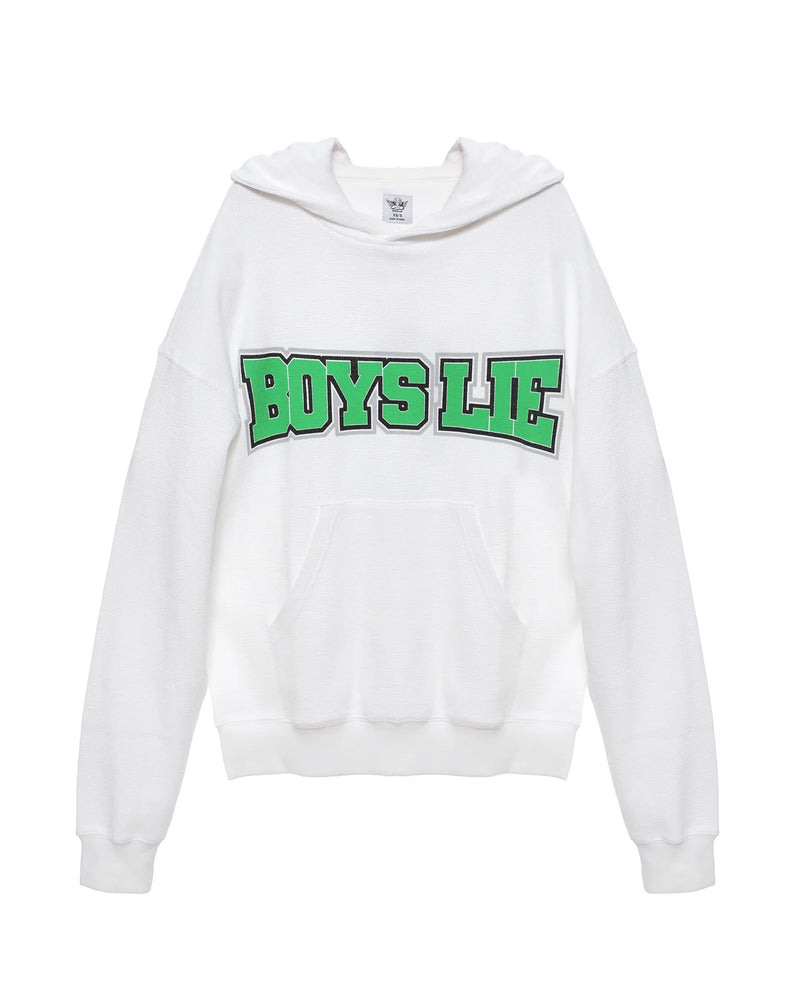 Boys Lie White Don’t Fumble Racer Hoodie