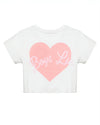 Boys Lie Still Blushing Crop Tee