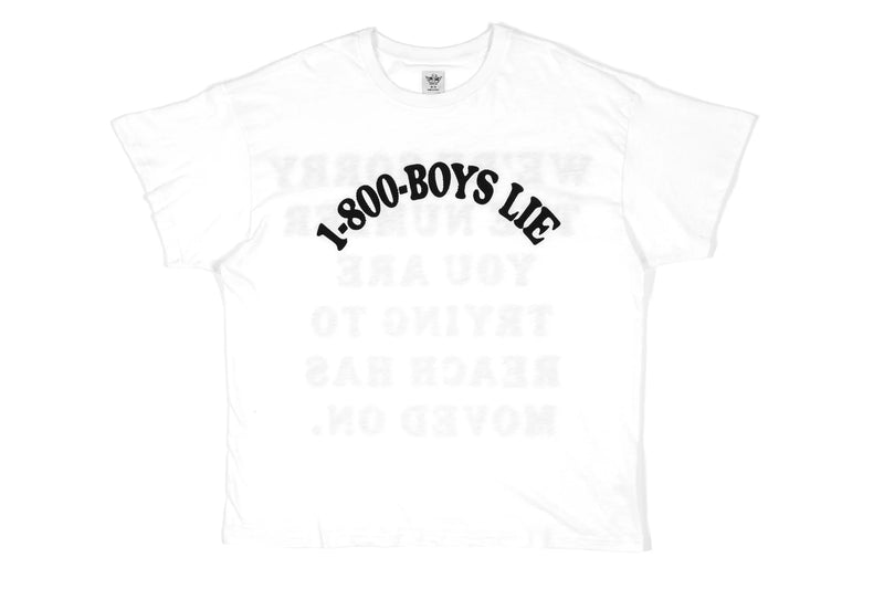 Boys Lie 1-800 Revamped Boyfriend Tee