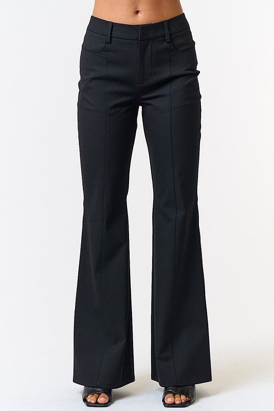 Fit And Flare Trouser Pants