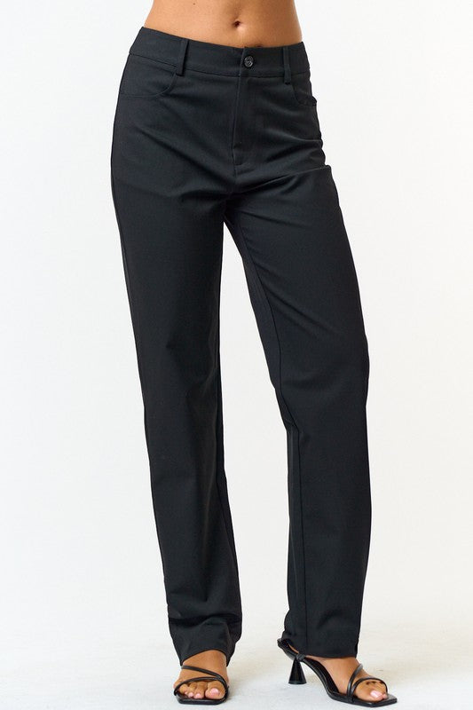 Straight Trouser Pants