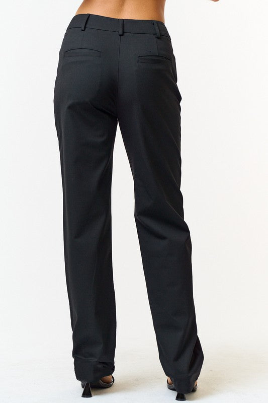 Straight Trouser Pants