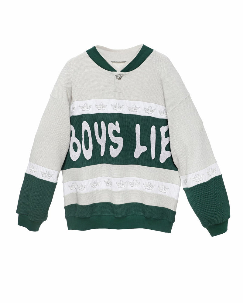 Boys Lie Private School Thermal Crewneck