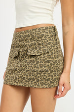 Front Pocket Mini Skirt