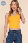 Reversible Seamless Rib Crop Top