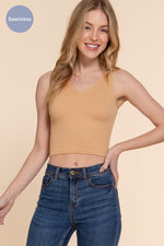 Reversible Seamless Rib Crop Top