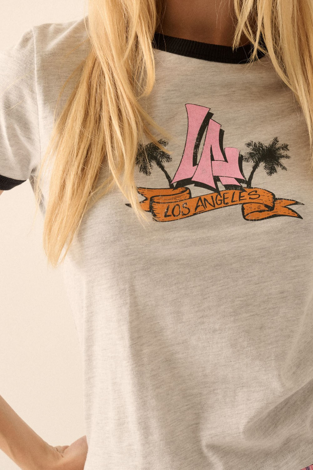 LA Palm Tree Graphic Tee