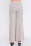 Soft Lurex Fine Gauge Wide Leg Pant