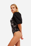 Free People Prairie Rose Bodysuit