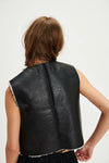 Free People Travelers Leather Vest