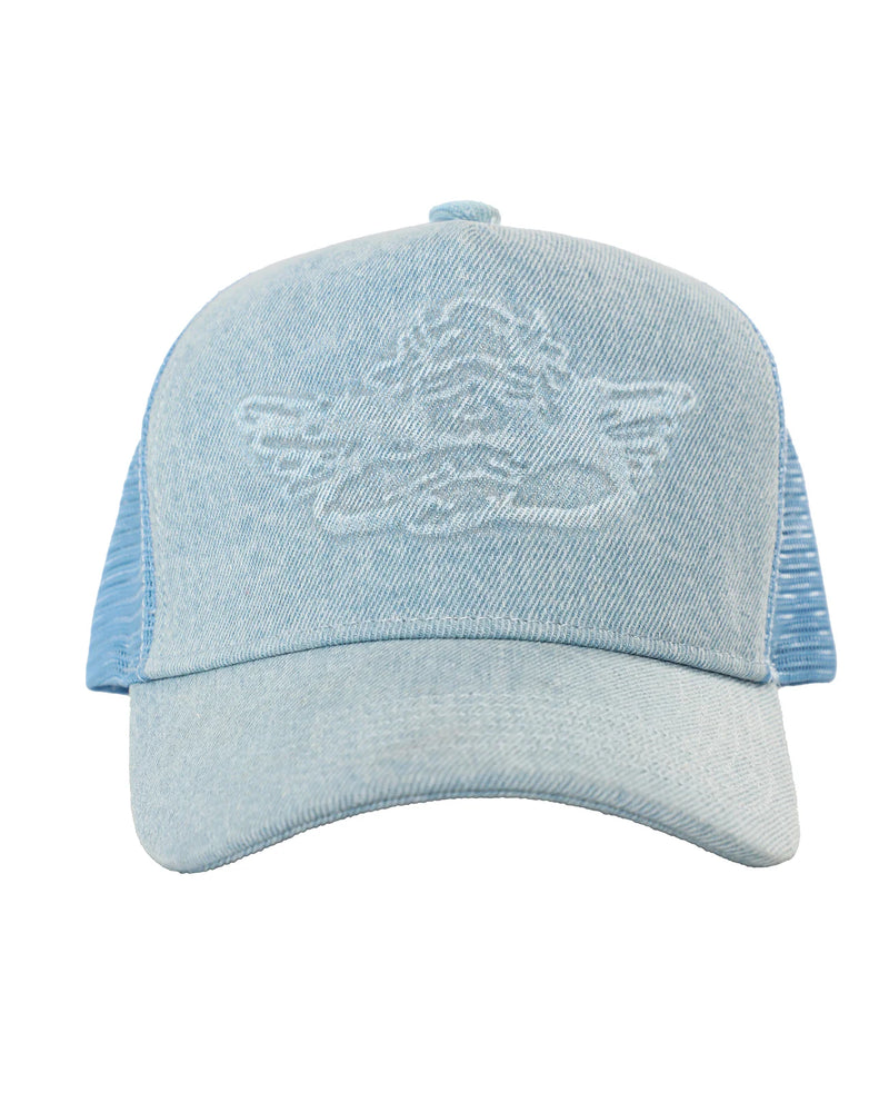 Boys Lie Blue Frost Denim Trucker Hat