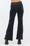 Vintage Havana Slim Fit Fold Over Flare Pant