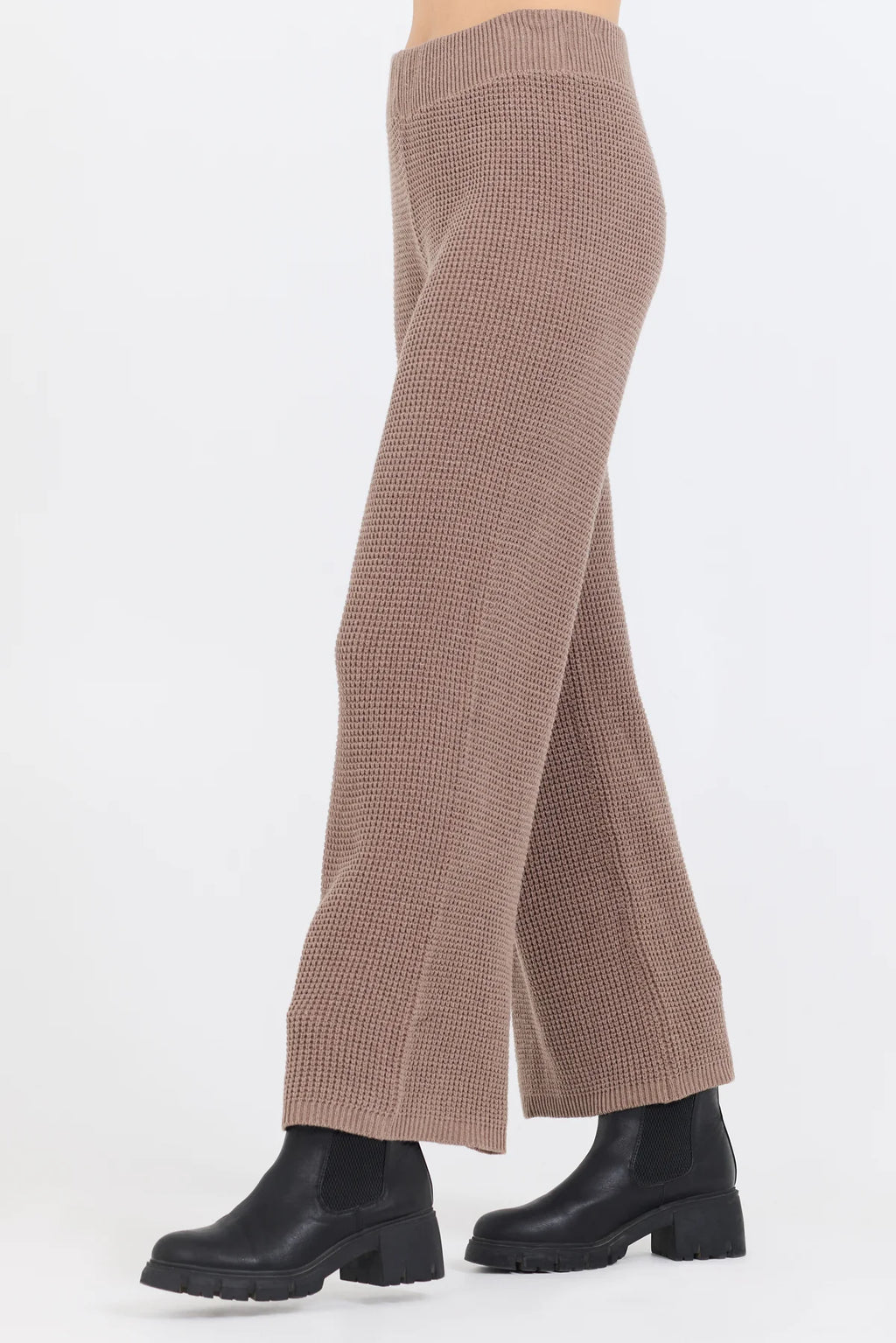 Vintage Havana Waffle Knit Flare Pant