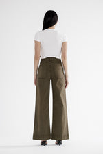 MICA Super High Double Waistband Wide Leg