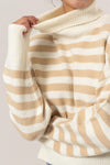 Striped Turtleneck Sweater