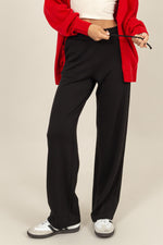 High Waist Wide Leg Drawstring Sweatpants