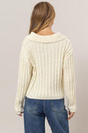 Boucle Collared Sweater